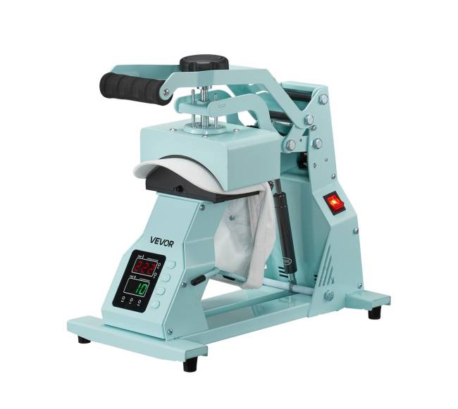 Kepurių karščio presavimo mašina su 2 plokštelėmis9