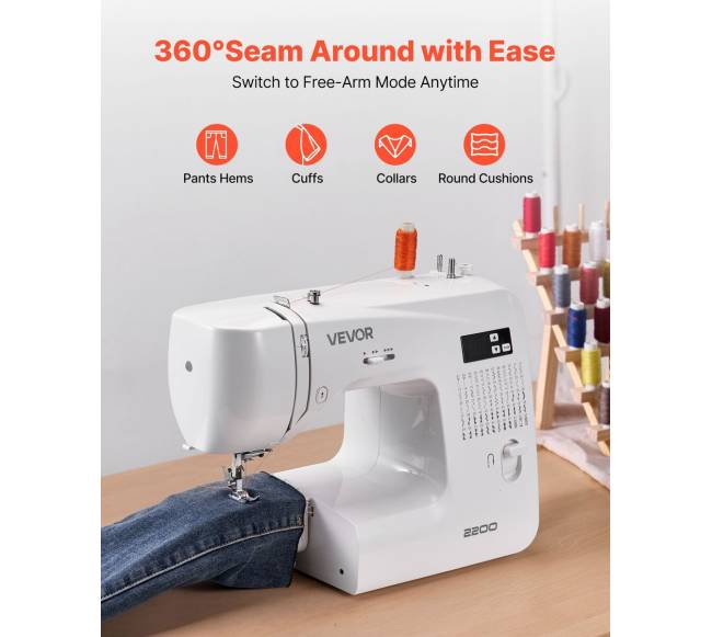 Kompiuterizuota siuvimo mašina su 60 dygsnių programų4