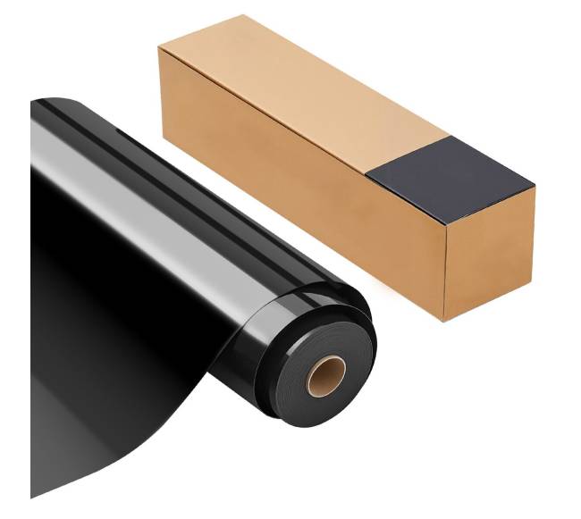 Šilumos perdavos plėvelė vinilinis volelis juodas0