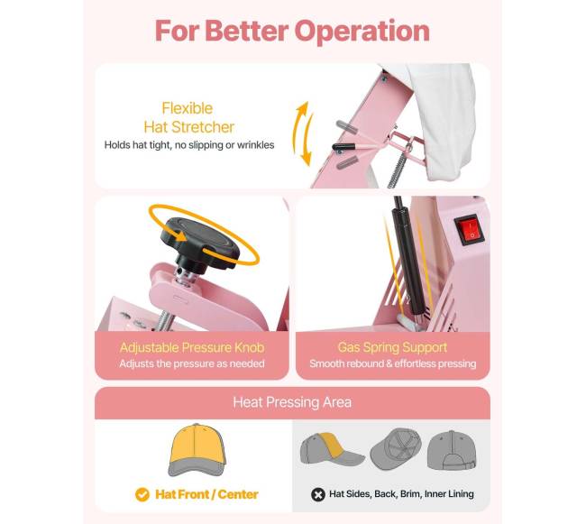 kepurių šilumos presas4