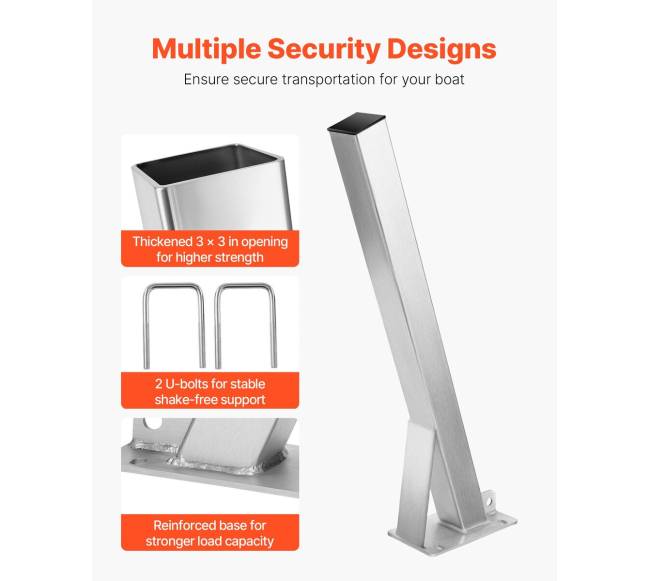 Laivo antgalis su U formos varžtais3