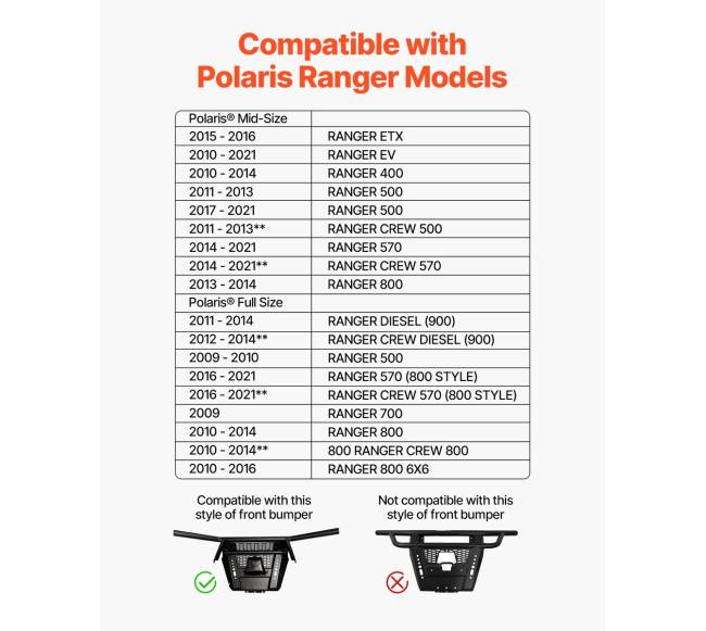 Polaris Ranger winčo laikiklis (2010-2021)1