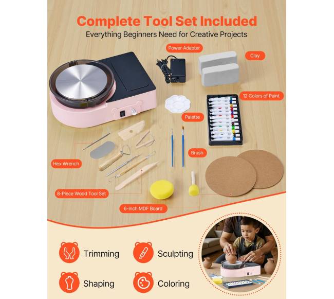 Mini keramikos staklės vaikams ir suaugusiems3