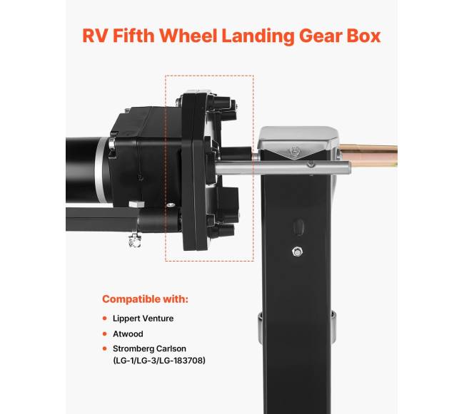 RV penkių ratų nusileidimo pavara1