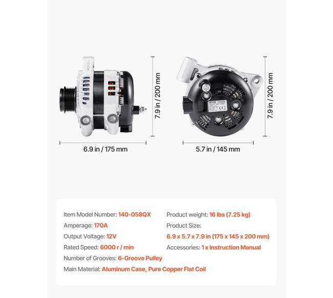 Automobilio generatorius Buick ir GMC modeliams6