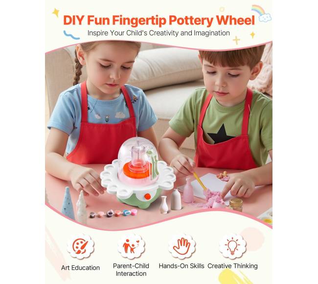 Elektrinis mini keramikos ratelis vaikams1