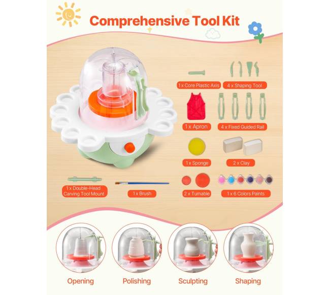 Elektrinis mini keramikos ratelis vaikams5