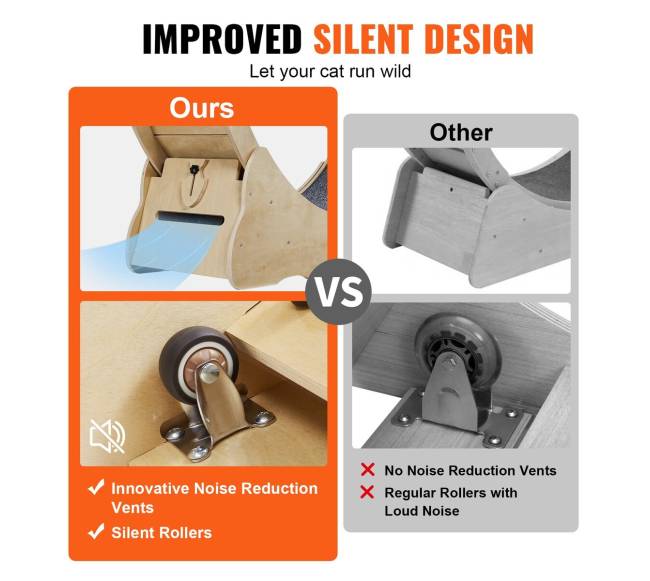 Katės bėgimo ratas su kilimu ir žaislu2