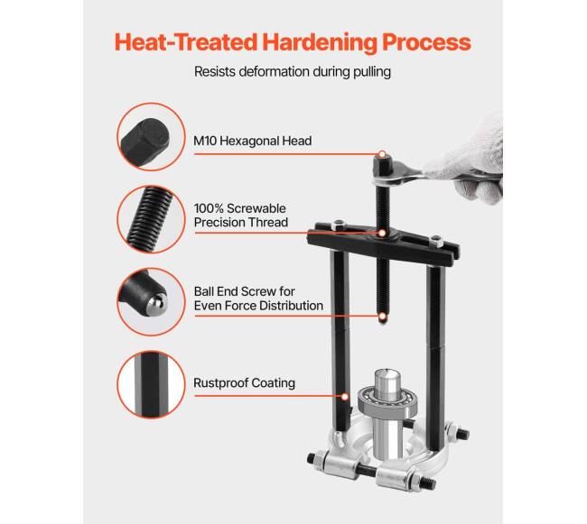 14 dalių guolių traukiklio rinkinys su dėklu4