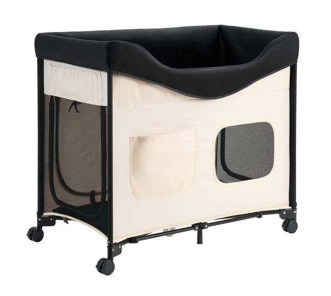 Sulankstoma pakelta lova šunims su ratukais9