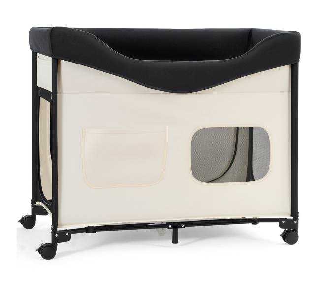 Sulankstoma aukšta šuns lova su ratais ir maišeliais XL0