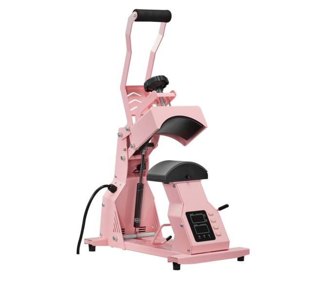 Kepurių spaudos presas su 4 plokštelėmis0