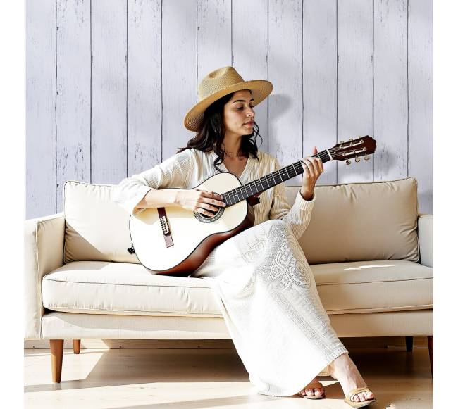 Lipni tapetai baltos medienos tekstūros7