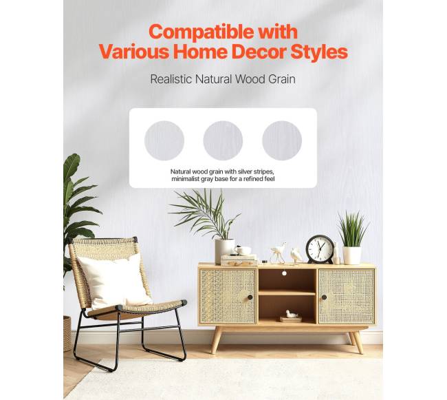 Lipni tapetai su medžio raštu 45 cm x 10 m1