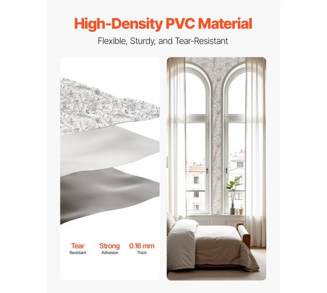 Lipni tapetai balti su gėlių raštu4