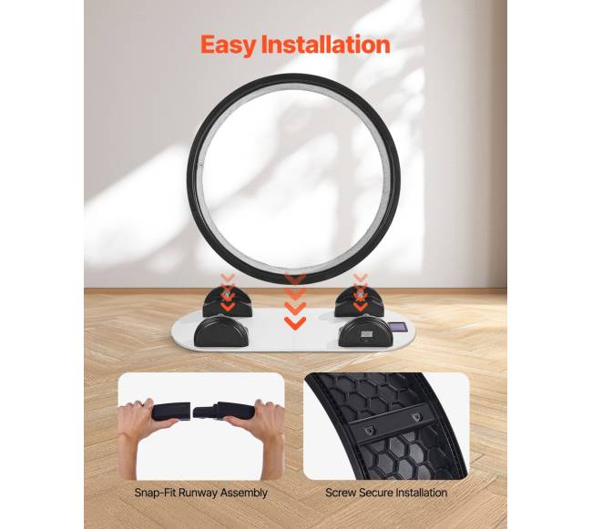 Katės bėgimo ratas su pedometru juodas4