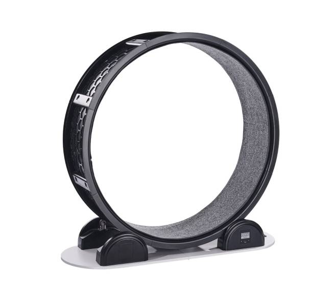 Katės bėgimo ratas su pedometru juodas10