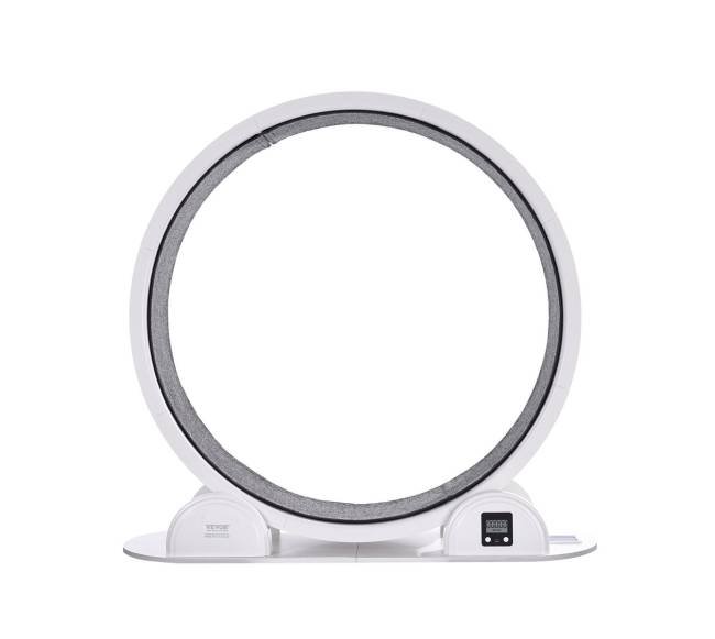 Baltas kačių bėgimo ratas su pedometru8