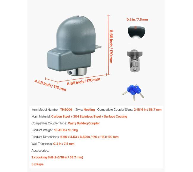 Priekabos spyna skirta kastšliapveros jungtims6