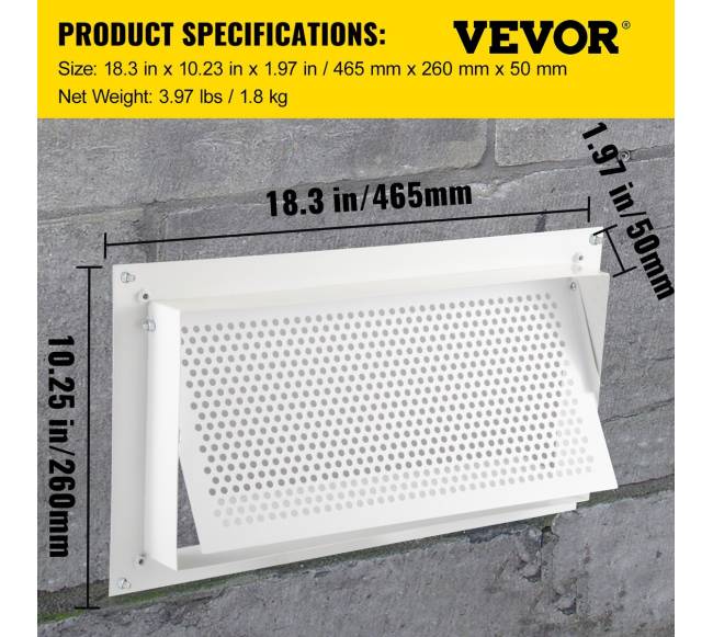 Potvynių ventiliacijos angų sienos ventiliacija6