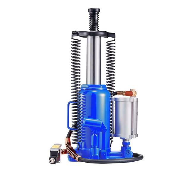 Hidraulinis butelio keltuvas 20 tonų mėlynas0