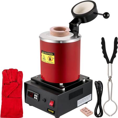 Auksinio lydymo krosnelė su 3 kg tigliu0
