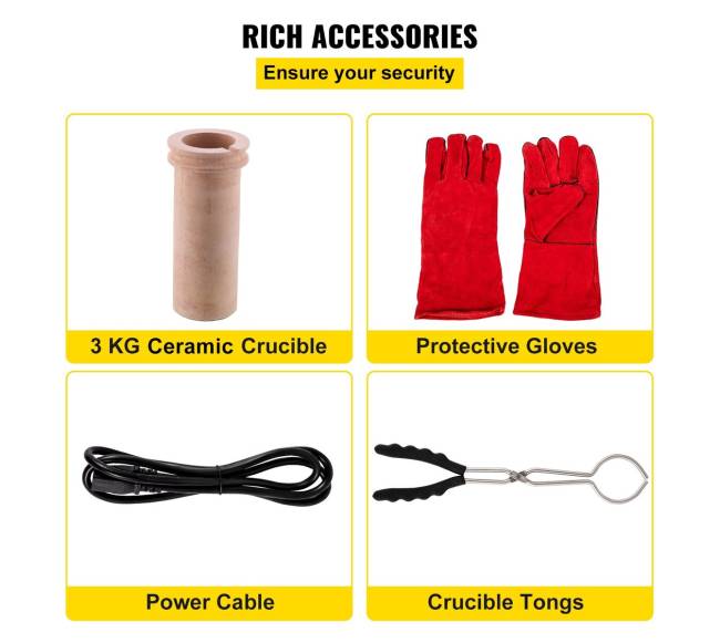 Auksinio lydymo krosnelė su 3 kg tigliu5