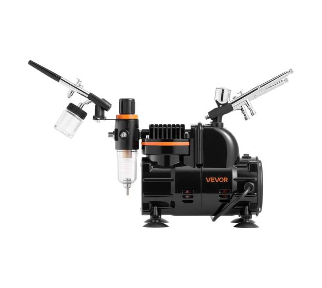 Aerografų rinkinys su kompresoriumi10