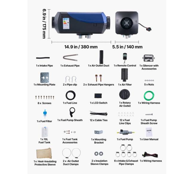 Nešiojamas dyzelinis šildytuvas 8 kW6