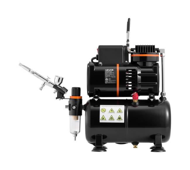 Aerografų rinkinys su kompresoriumi10