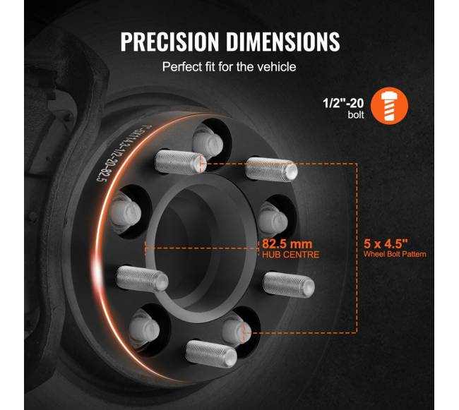 4 vnt. ratų tarpikliai 5x4,5 su 5 tvirtinimais2