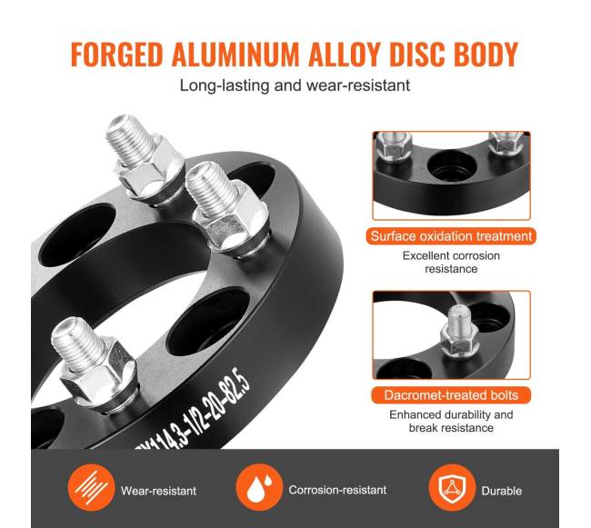 4 vnt. ratų tarpikliai 5x4,5 su 5 tvirtinimais4