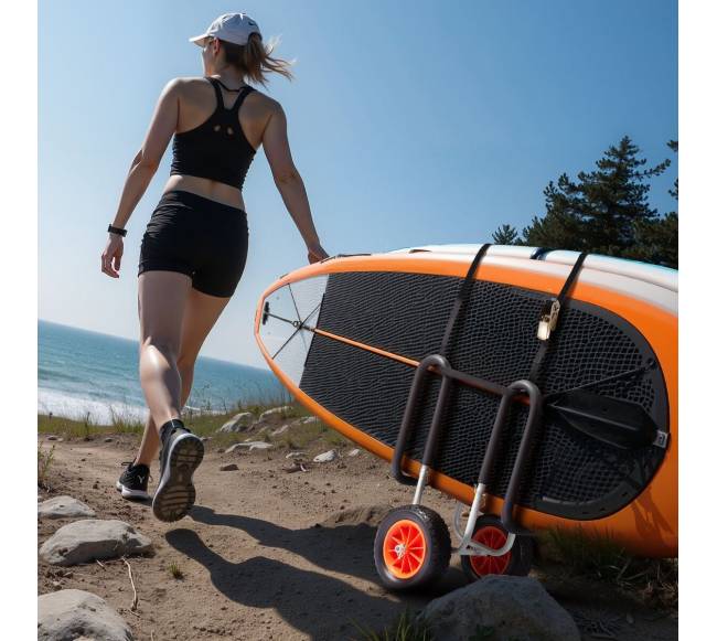 Baidarių vežimėlis su 68 kg apkrova7