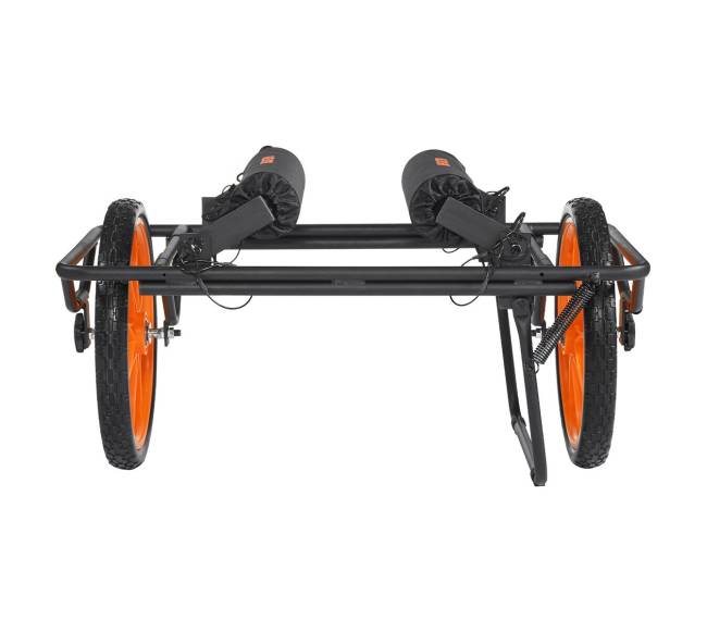 Kanojų vežimėlis su guminiais ratais ir atrama9