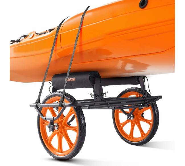 Kanojų vežimėlis su guminiais ratais ir atrama10