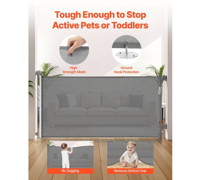 Ištraukiami varteliai vaikams ir šunims1