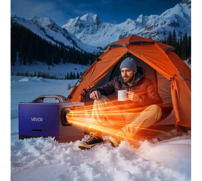 8 kW nešiojamas dyzelinis šildytuvas su nuotolinio valdymo pultu7