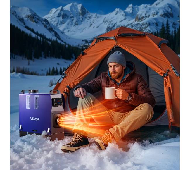 Nešiojamas dyzelinis šildytuvas 8KW su nuotoliniu valdymu7