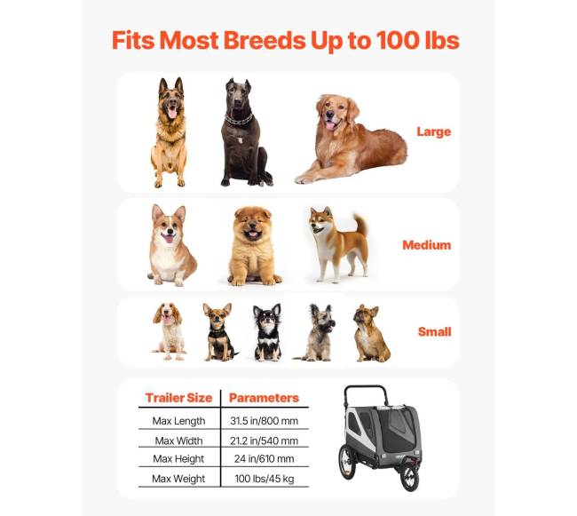 Šuns dviračio priekaba su vežimėliu2