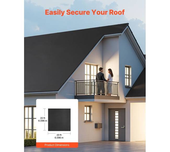 EPDM guminė stogo danga 6 x 6 m2