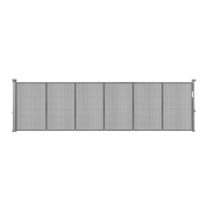 Pilkas ištraukiamas vaikiškas vartelis0