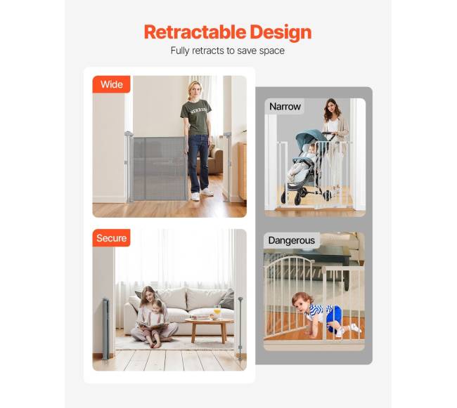 Pilkas ištraukiamas vaikiškas vartelis5