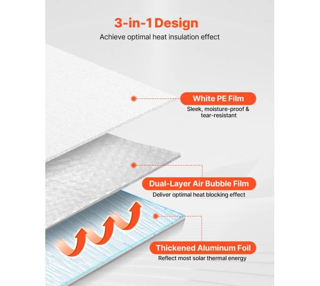 Atsparus atspindintis izoliacinis rulonas, 6 mm1
