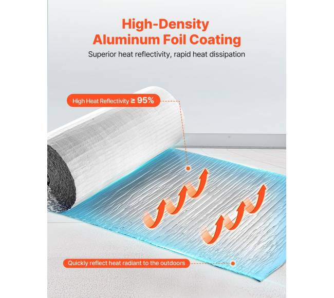 Atsparus atspindintis izoliacinis rulonas, 6 mm2