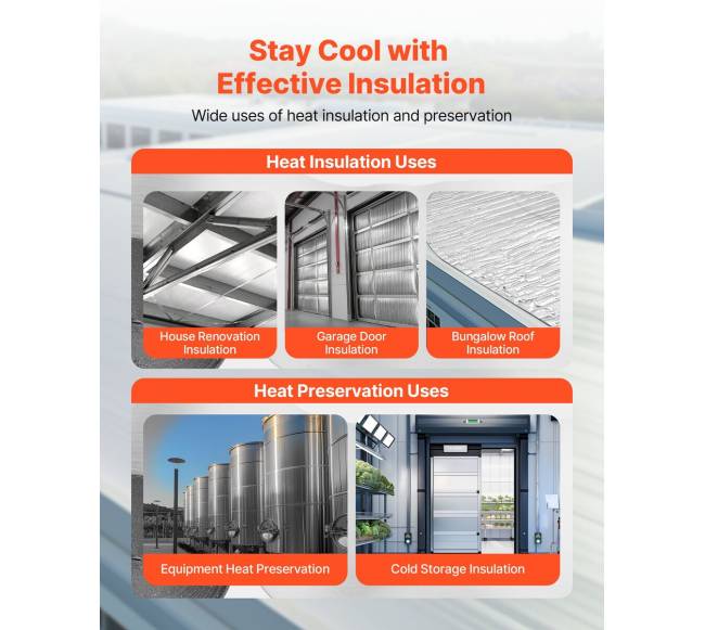 Atsparus atspindintis izoliacinis rulonas, 6 mm5