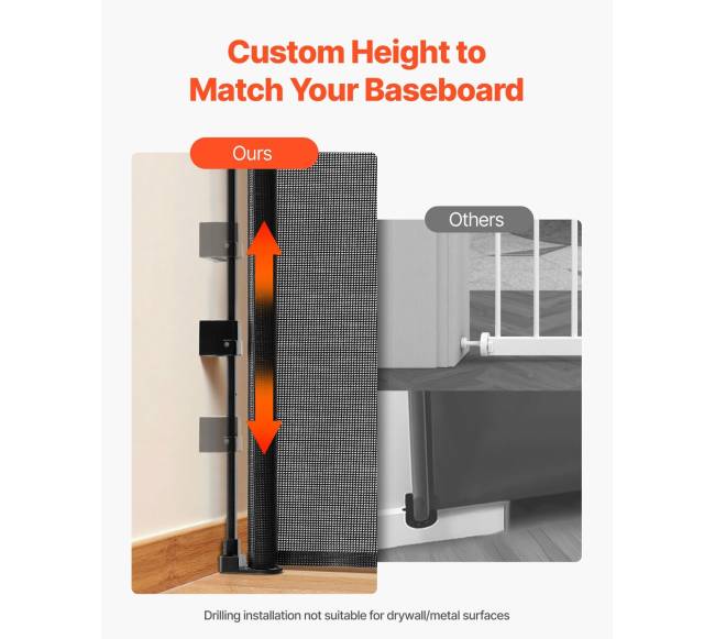 Atitraukiami kūdikių varteliai, 145 cm, juodi2