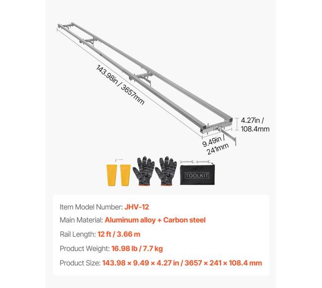 Bėgių pjūklo gidas naudoti su grandininiu pjūklu6