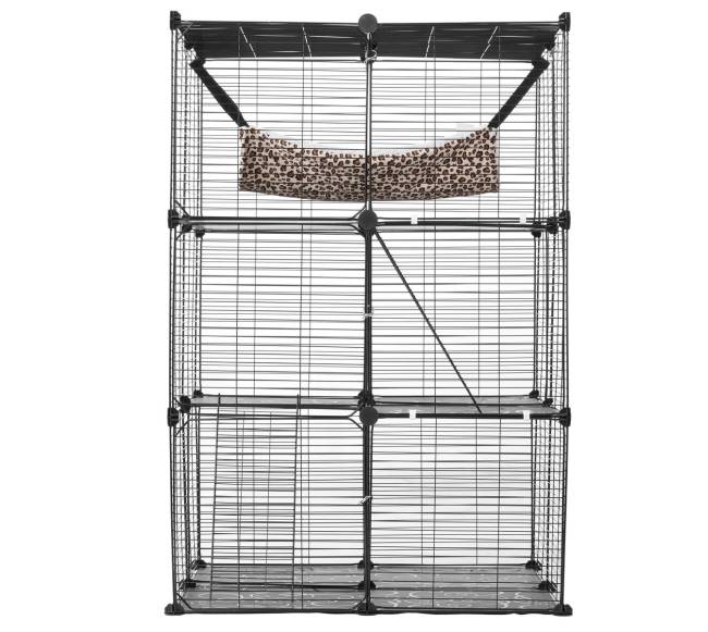 Didelė 3 lygių katės narvas8