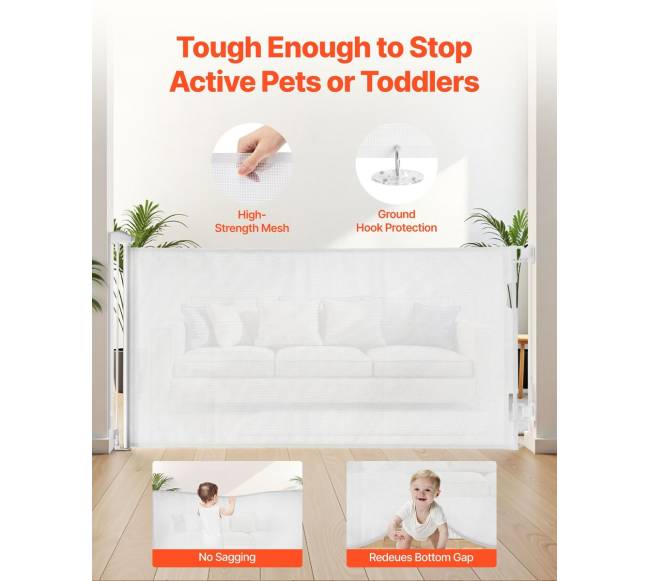 Ištraukiamos apsauginės varteliai vaikams ir gyvūnams1