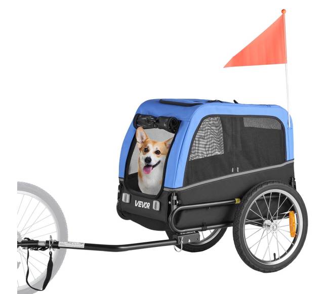 Dviračio priekaba šunims, iki 30 kg7